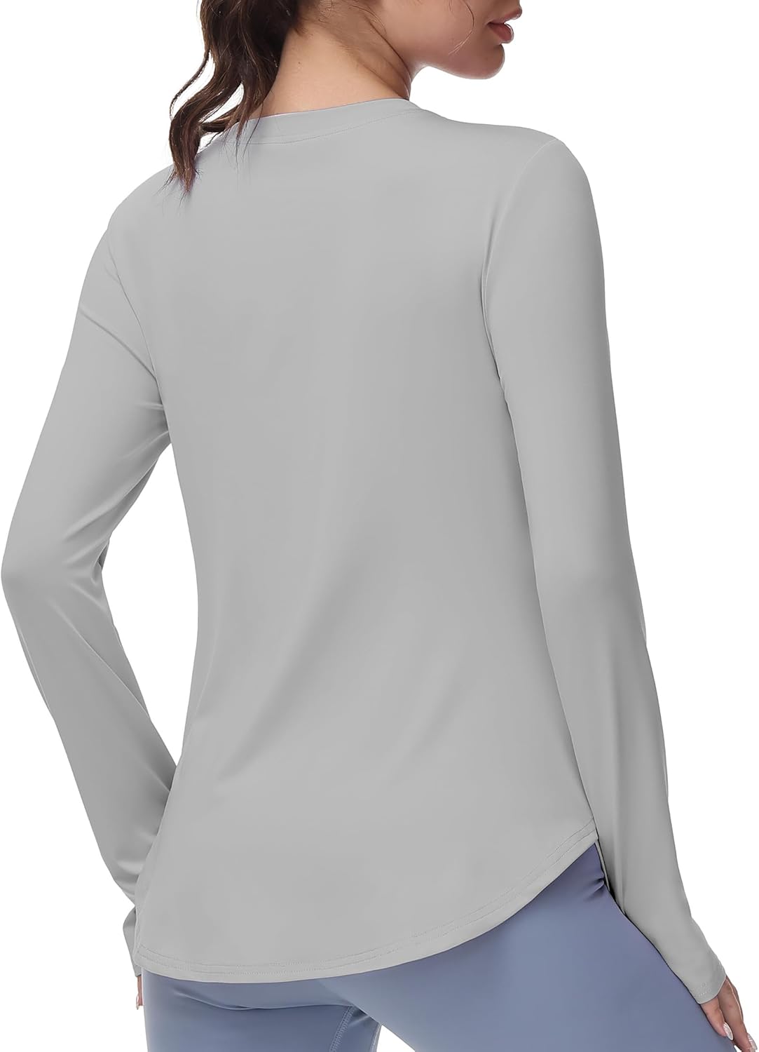 Women's Long Sleeve Workout Tops Running Yoga Athletic Hiking Casual Base Shirts Lightweight Quick Dry UPF 50+