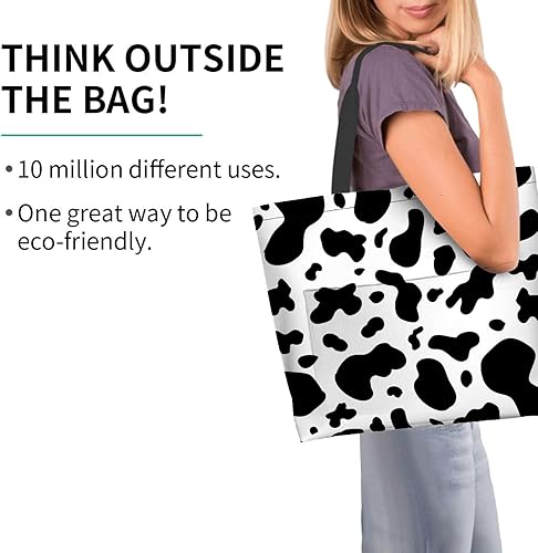 Miniatura 3 de Bolsas de compras, bolso de hombro reutilizable de la moda respetuoso del medio ambiente de las bolsas de asas del ultramarinos con el bolsillo