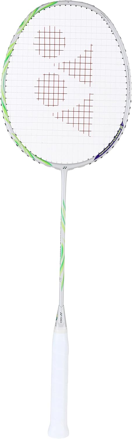 Yonex Astrox 100 Game Viktor Axelsen Special Edition Unstrung Badminton Racquets 4U G5 (Grayish Beige) |HM Graphite|Namd |Volume Cut Resin|Tungsten |Isometric|Hyper Slim Shaft |Black Micro CORE