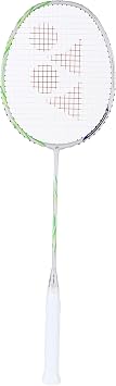 Yonex Astrox 100 Game Viktor Axelsen Special Edition Unstrung Badminton Racket 4U G5 Grey Beige HM Graphite Namd Volume Cut Resin Tungsten Isometric HyperSlim Shaft Black Micro Core