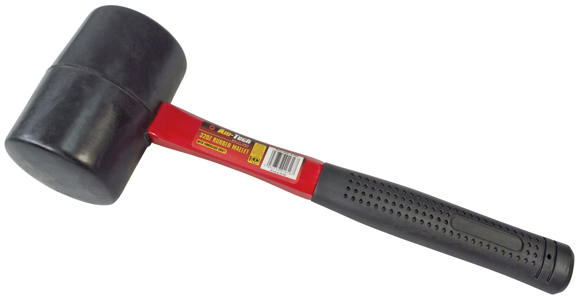 Rubber Mallet Fibre Glass Handle Large Fibrebglass Shaft Hammer With Grip 32oz
