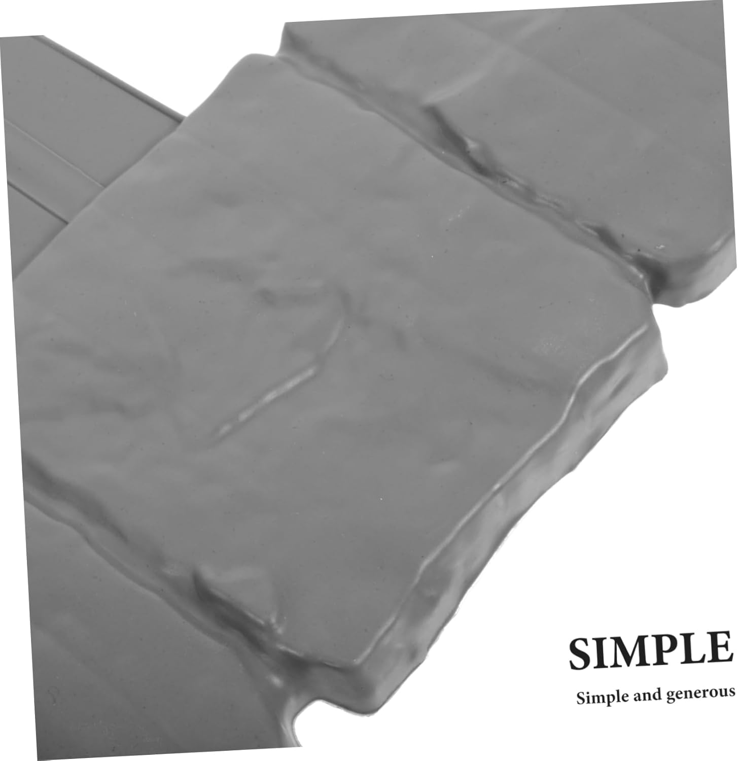 20pcs Plastic Garden Edging No Dig Decorative Edging Faux Stone Garden Fence Border Landscape for Plants