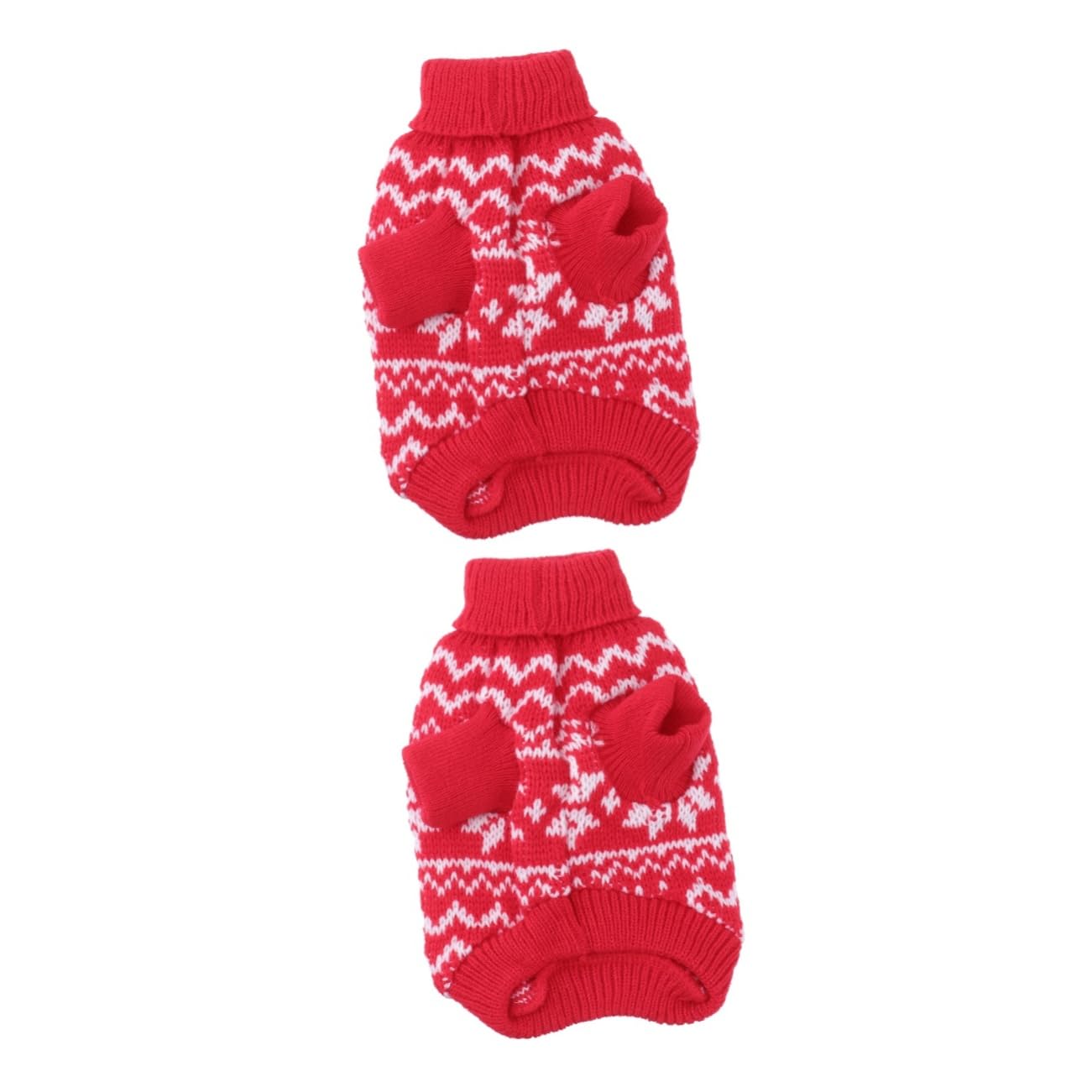 Pull pour chiens motif flocon de neige POPETPOP lot de 2 vêtements de Noël