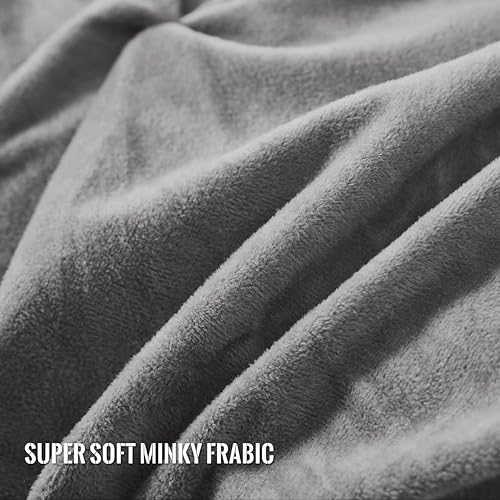 Miniatura 3 de KAWAHOME - Cobija de invierno supersuave y plisada extracálida de Sherpa, para sofá o cama