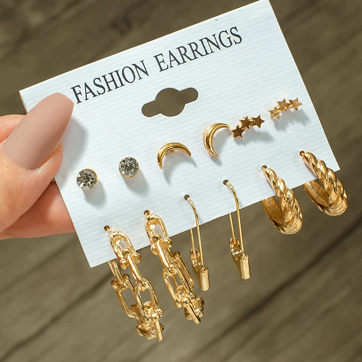 AAA AD Heart Round Stud Earrings (Design 22)