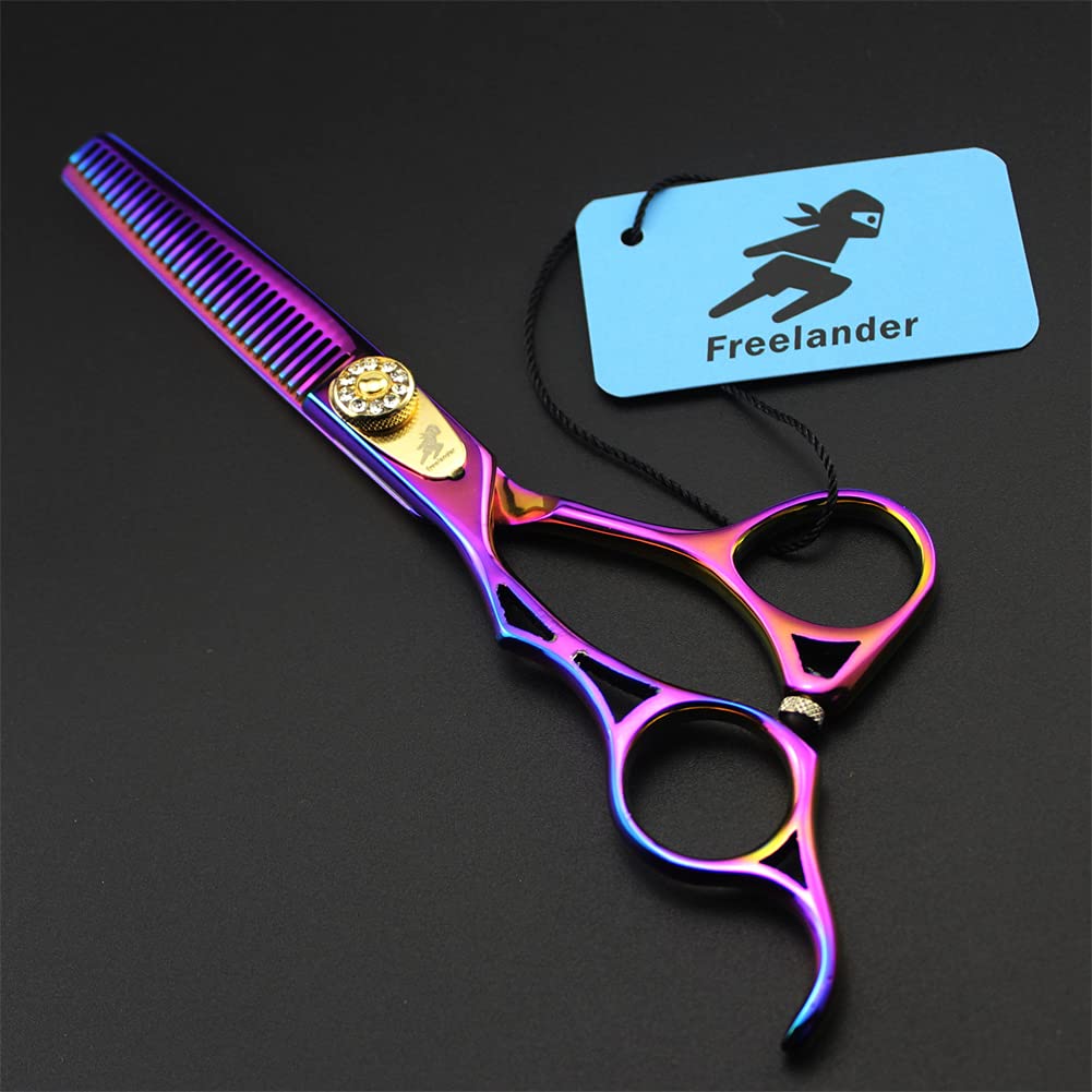 Ciseaux À Couper Les Cheveux De La Main Gauche De 5,5 Pouces, Ciseaux De Coupe De Cheveux en Acier Inoxydable 440C, Barbiers Ou Usage Domestique, Léger Et Net