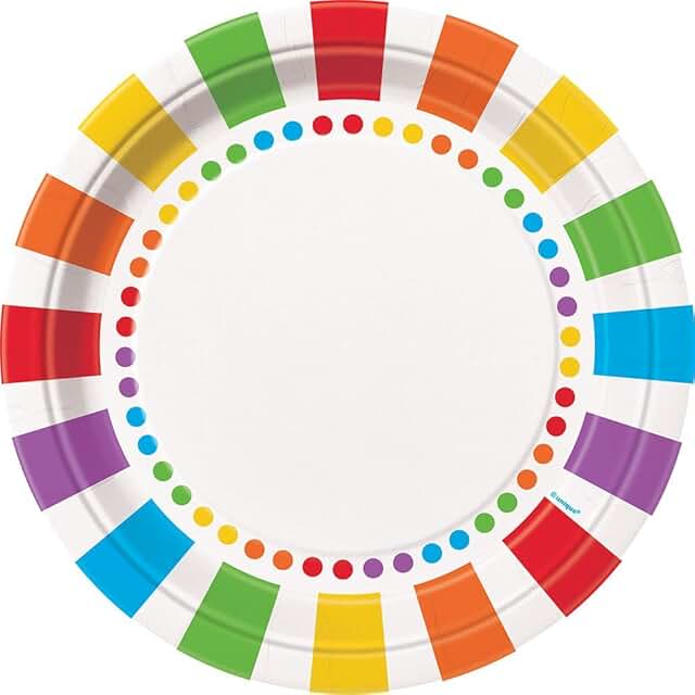 Amazon.co.uk coloured paper plates