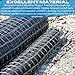 VBS - Black Retaining Walls - Geogrid, Geocell, Geogrid Retaining Walls, StrataGrid Geogrid, Sub-Grade Stabilization, Soil Reinforcement, Slope Stabilization (1, 4' x 50')