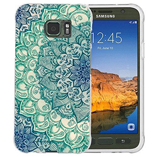 S7 Active Case, Galaxy S7 Active Case, Harryshell(TM) Flower Floral Slim Tpu Gel Flexible Soft Silicone Case Cover Skin Protective for Samsung Galaxy S7 Active