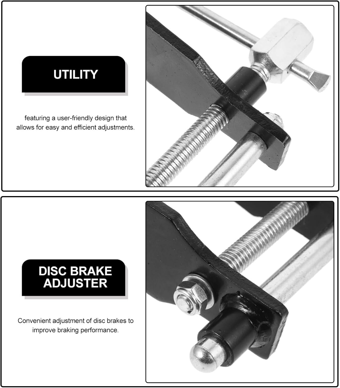 SOLUSTRE Brake Caliper Compressor Tool Brake Piston for Efficient Automotive Repairs Fit for Vehicle Models