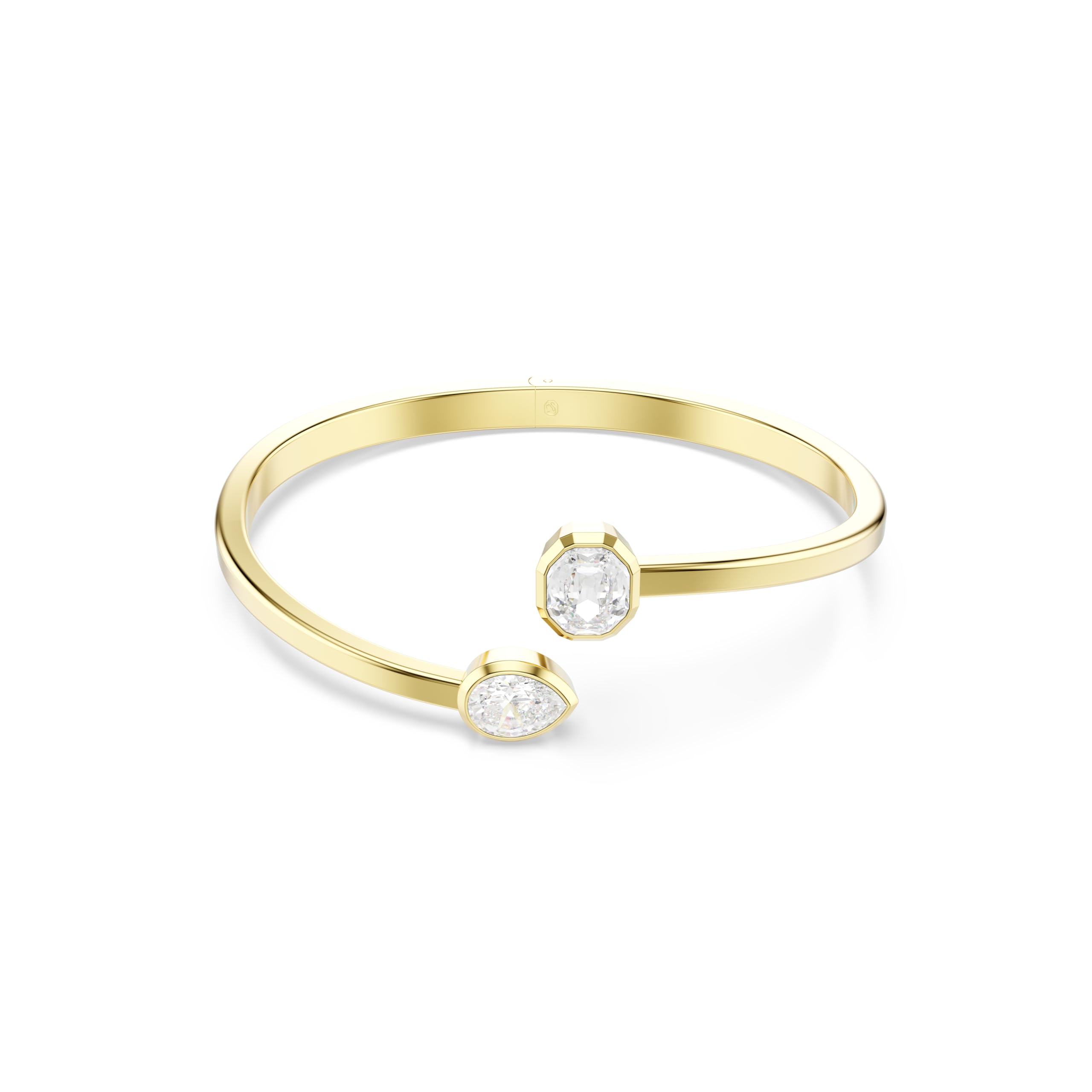 Swarovski Bracciale da donna in metallo con cristalli S, bianco 89205827