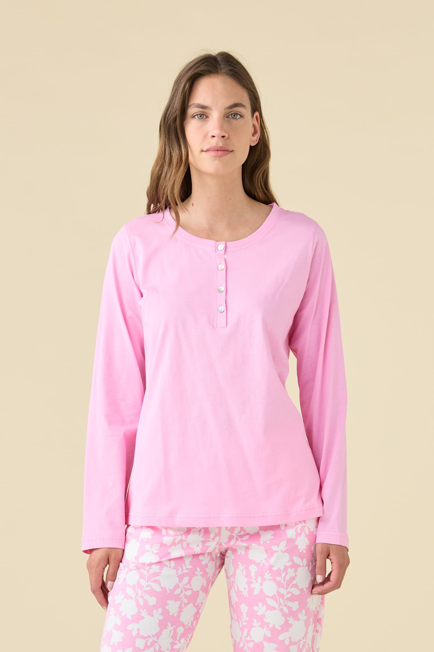 Noidinotte - Pigiama Donna Estivo in Cotone Articolo Floret.