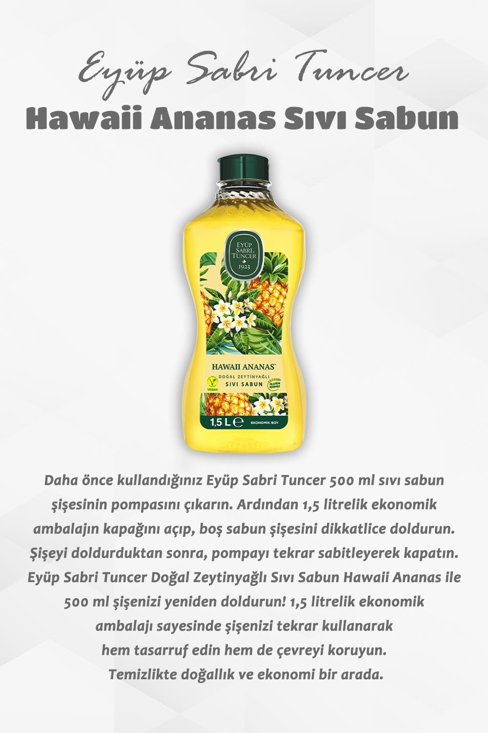 11 Al 9 Öde Hawaii Ananas Sıvı Sabun 1.5 L