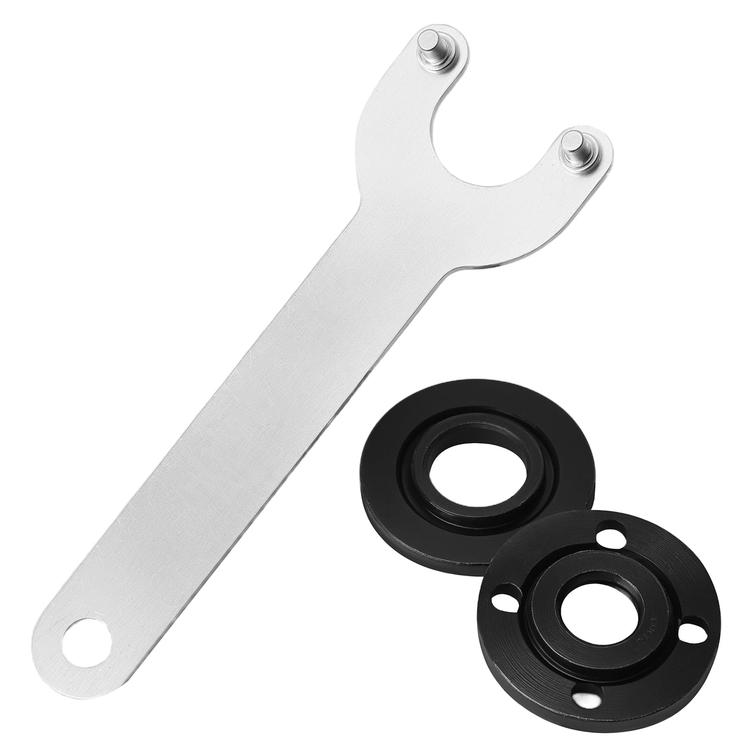 QWORK® Szlifierka kątowa zestaw kluczy kołnierzowych i kołnierzowych do uniwersalnej szlifierki kątowej 125 mm