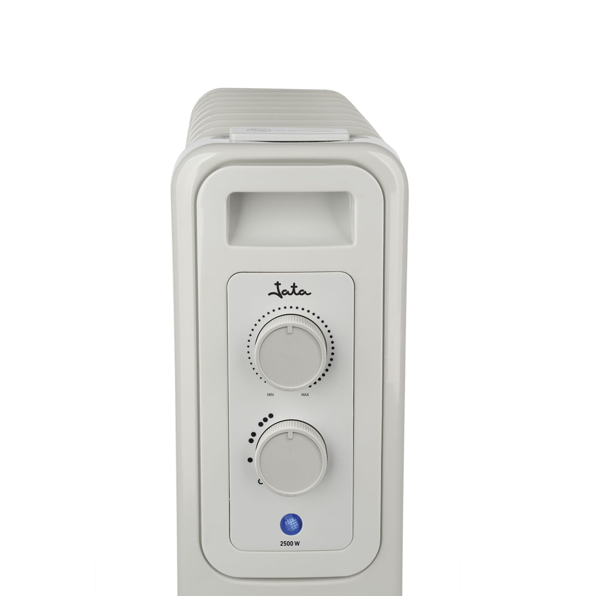 JATA JCRA2311 - Radiador Electrico bajo consumo de aceite de 11 módulos. 3 potencias de calor (1000-1500-2500 W) Máxima seguridad. Fácil de transportar