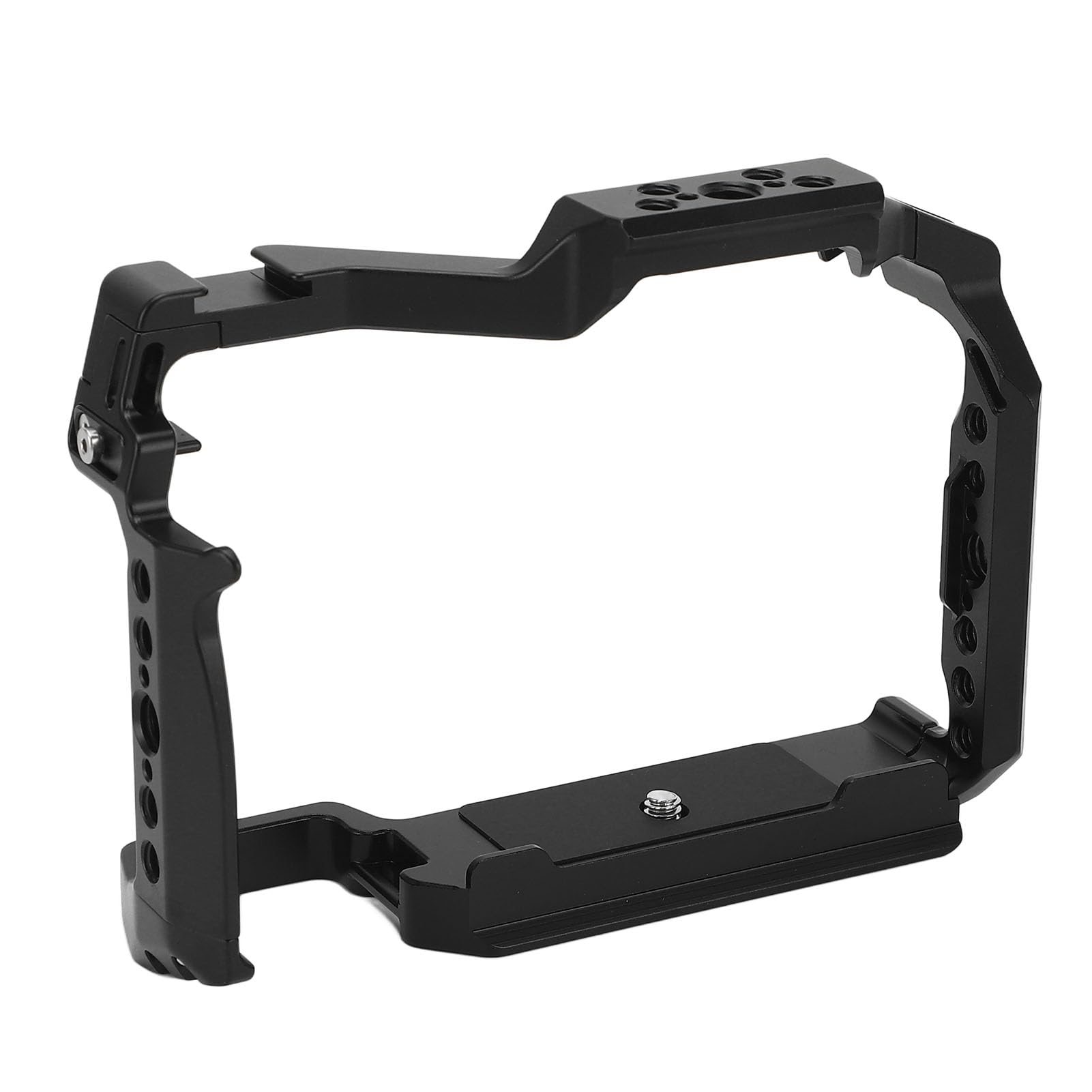 Jaula de Cámara S5 II, Estabilizador de Plataforma de Cámara para Hacer Videos de Aleación de Aluminio con Orificio de Tornillo de 1/4 3/8 Pulgadas, Interfaz de Zapata Fría, para