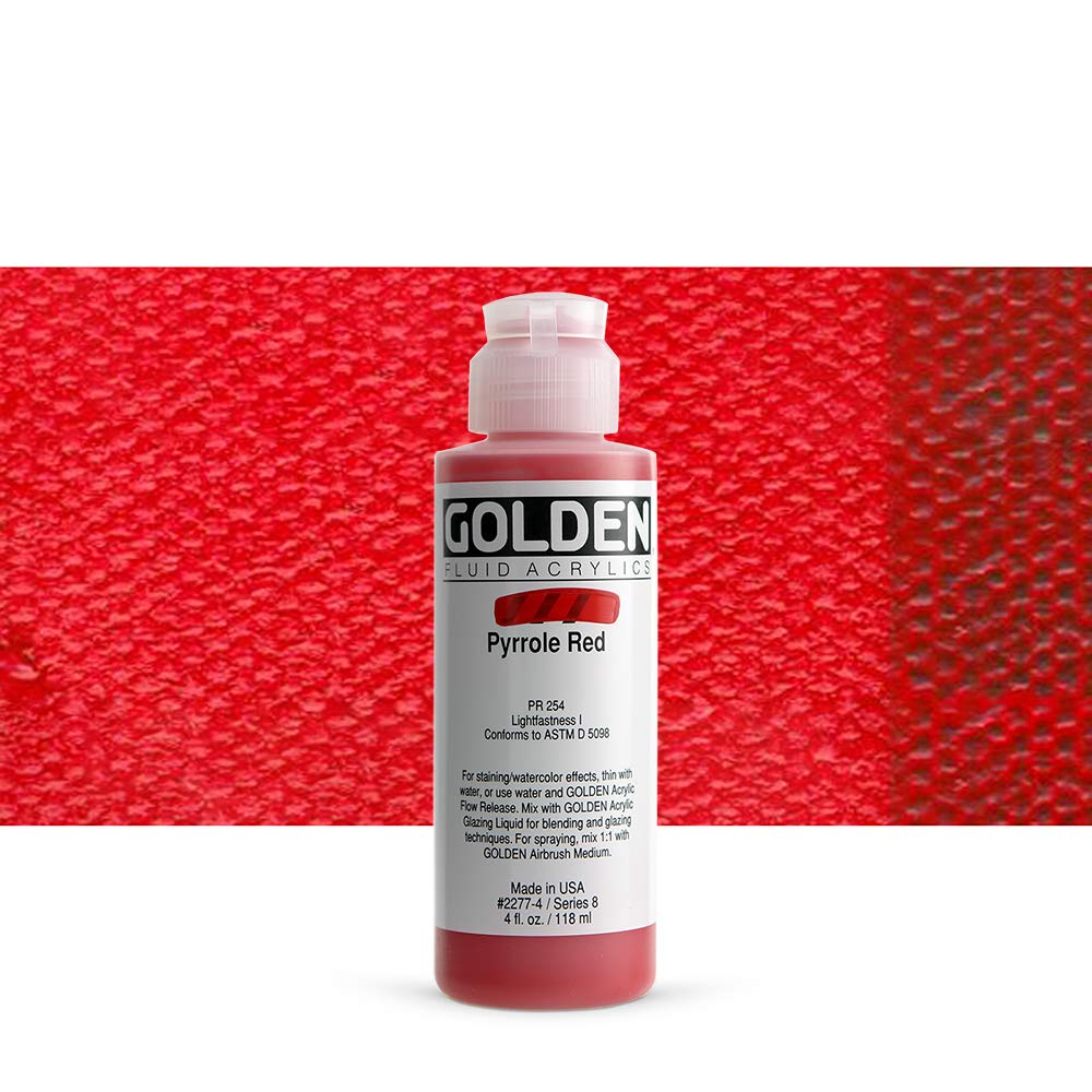 FLUID ACR PYRROLE RED 4oz