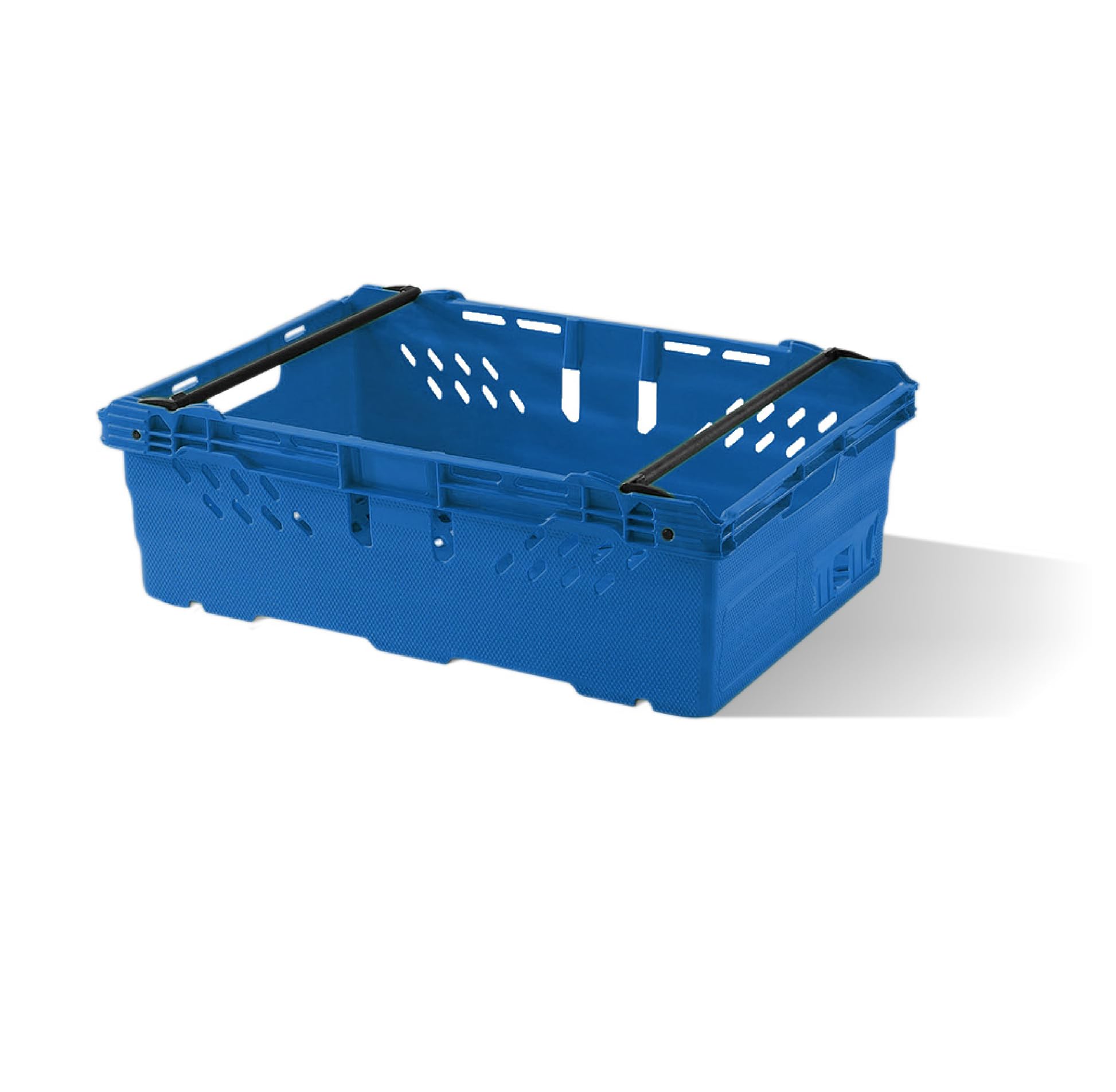 Totebox 35L Heavy Duty Stacking & Nesting Crate (Pack of 10) (Blue)