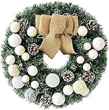 Passend Zu Jedem Weihnachtlichen Deko-Thema: Die Perfekte Dekoration Für Die Haustür Oder Den Eingang Während Des Festes ，Diese Zeitlose Girlande Ist Die Perfekte Ergänzung Zu Jedem Weihnachtlichen Deko-Thema.