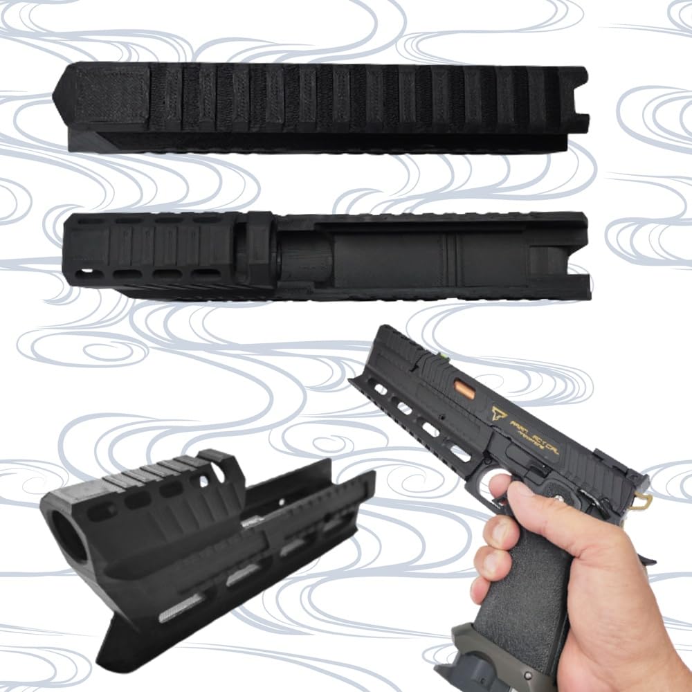 A*h様 サプレッサー、マズルパーツセット フラッシュトレーサー HK45専用 (Aタイプ) コンペンセイター