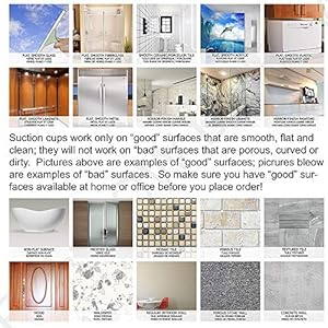 YYST Suction Cup Hook Cleat for Pet dog & cat bathtub, shower & bathing, grooming tether – No Leash