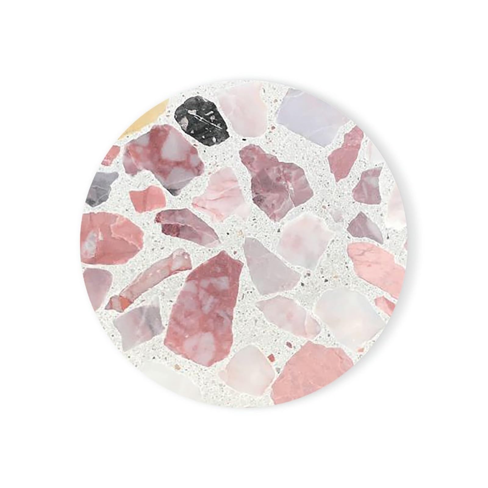 2pcs Marble Absorbent Coasters Ceramic For Wooden Table Suitable For Kinds Of Cups Home for kitchen(Color4)