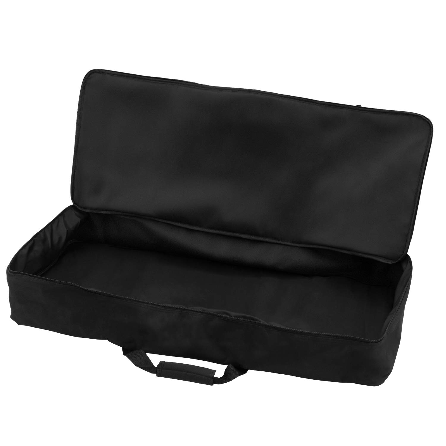 torba na klawiaturę z paskiem do noszenia, 61 klawiszy, wyściełana torba na klawiaturę cyfrową, 970 x 375 x 140 mm