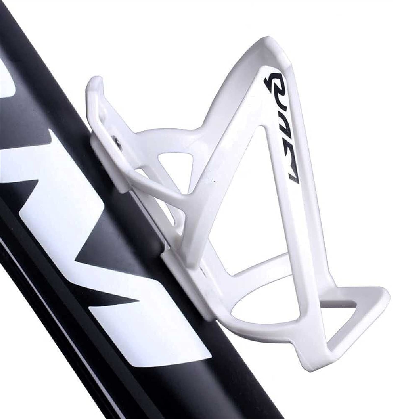 Fahrradflaschenkäfig, Road Mountainbike, Wasserbecherhalter, Flaschenkäfig, Reitausrüstung Zubehör, Universal-Flaschenkäfig (2 Stück) (Color : White)