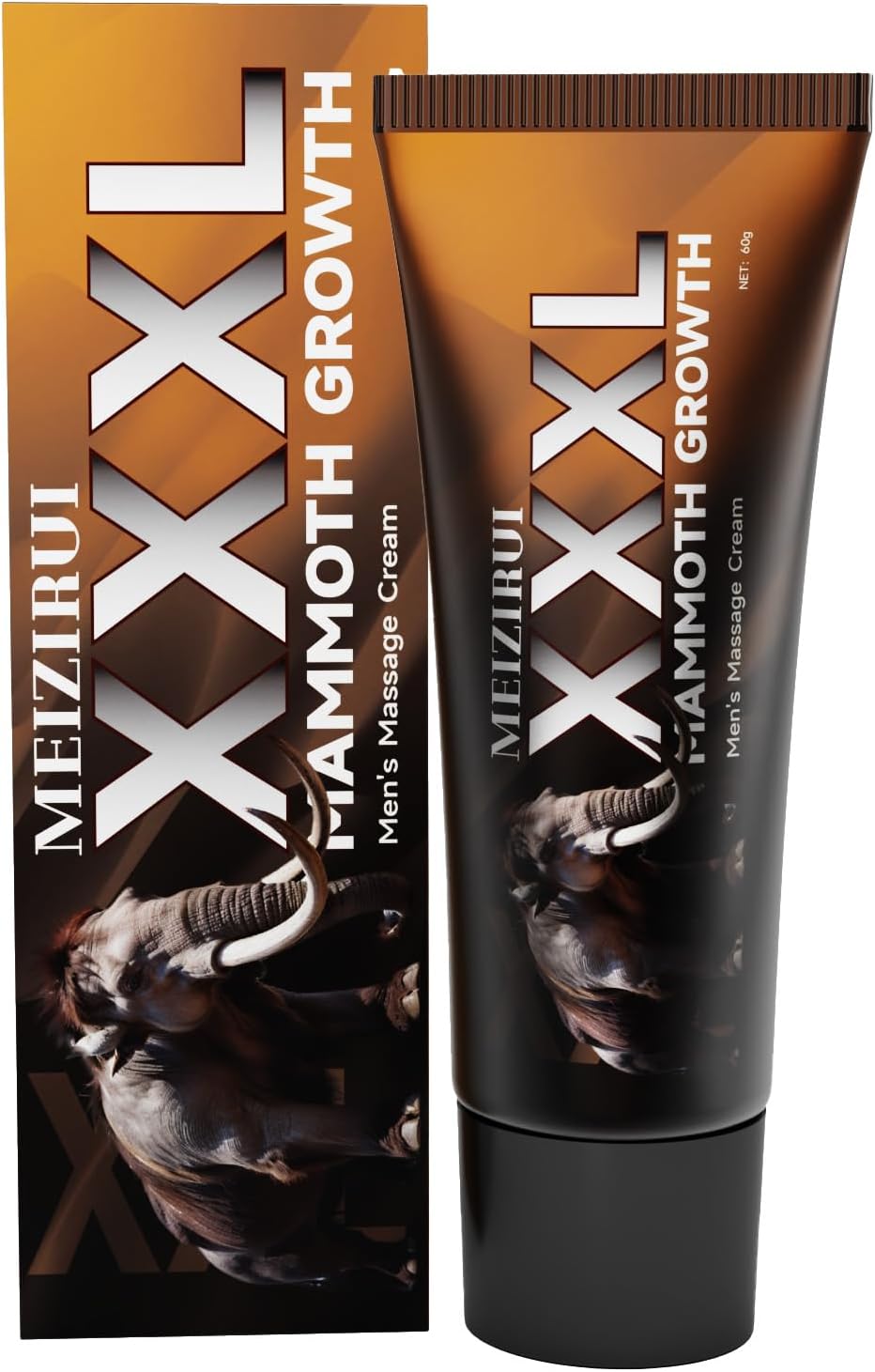 XXXL Mammoth Growth Extra Strength Enlargement Gel for Man – Men's Power Massage Cream for Increase Size, Huge Thickness, Strength and Prolonged Performance (XXXL Growth)