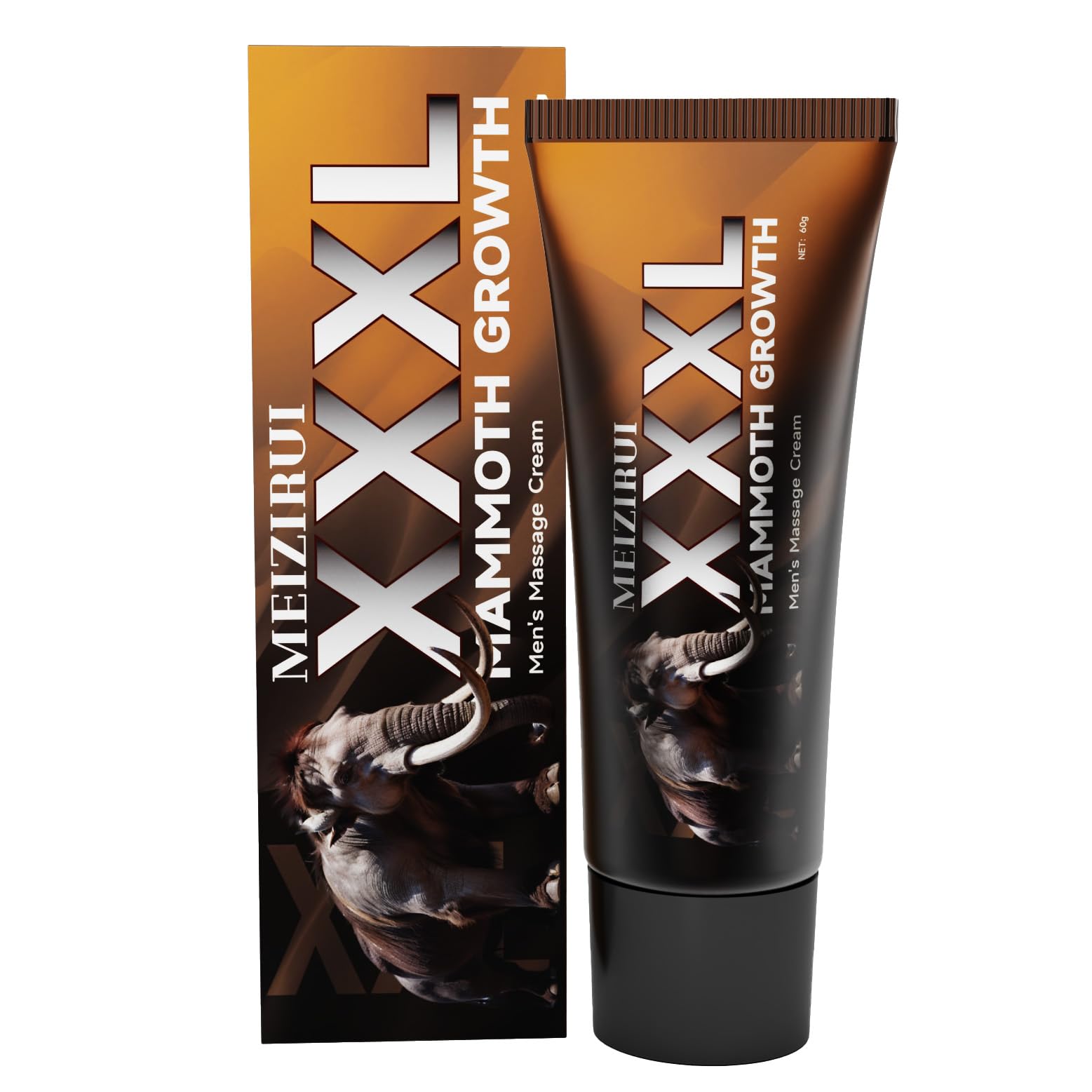XXXL Mammoth Growth Extra Strength Enlargement Gel for Man – Men's Power Massage Cream for Increase Size, Huge Thickness, Strength and Prolonged Performance (XXXL Growth)
