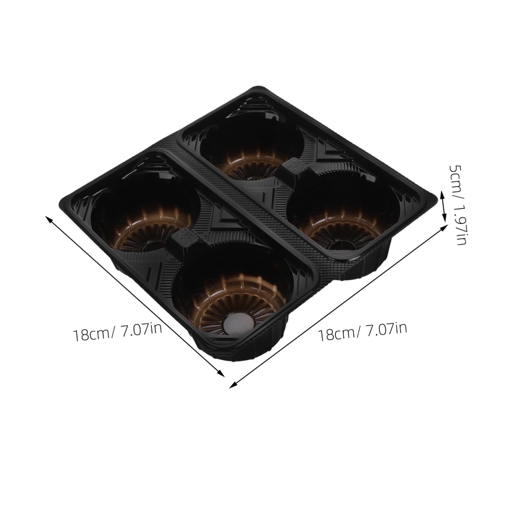 BUGUUYO 50Pcs Coffee Cup Carrier Tray for Takeout Sturdy Slot Beverage Holder for Coffee Milk Tea and Other Drinks Convenient Packing Supply