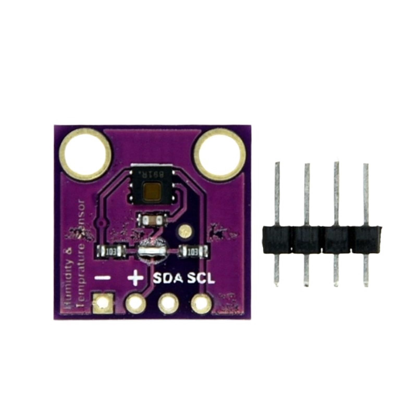 HDC1080 Si7021 SHT20 HTU21D Módulo sensor de temperatura y humedad I2C digital(HTU21D)