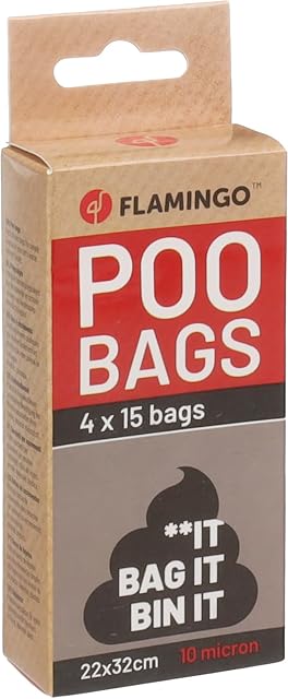 Flamingo Bolsa para LA Caca Basic BABI Negra 4x15PZS