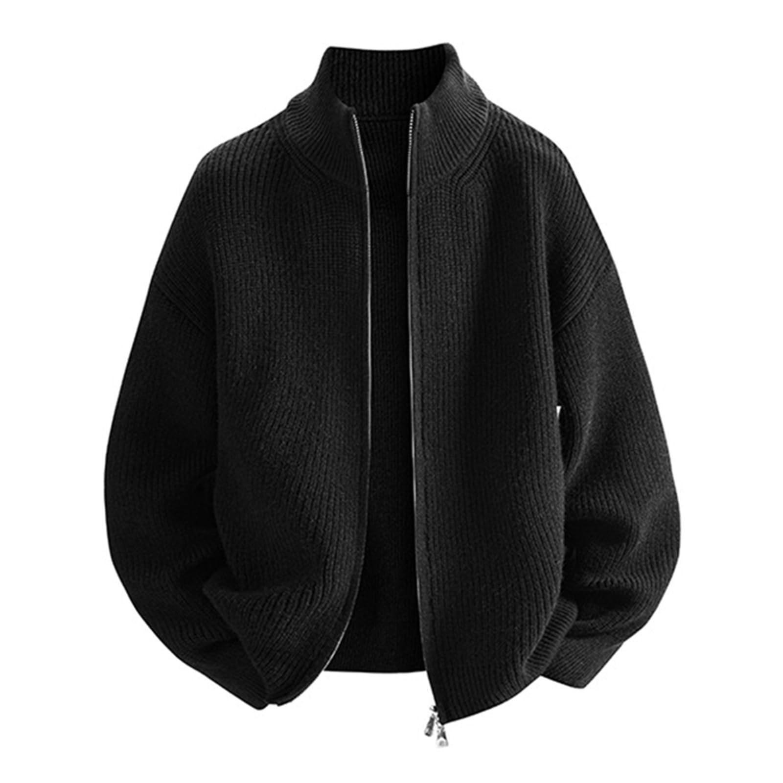 Generisch Dirndl Jacke Damen Herren Freizeitjacke Leichte Bequeme Stilvolle Stehkragen Reißverschluss Pullover Strickmantel Oberbekleidung Für Frühling Herbst Winter