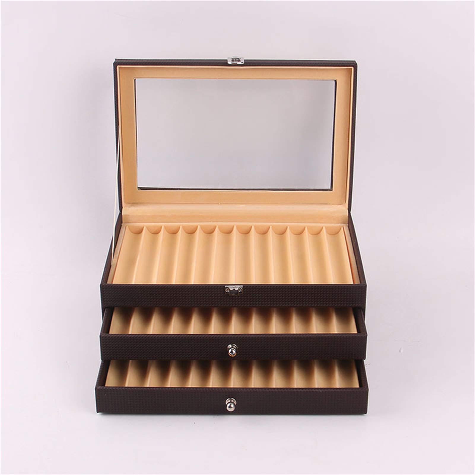 Amazon.co.jp: ペンケース 筆箱 ペン立て 万年筆ボックス万年筆収納