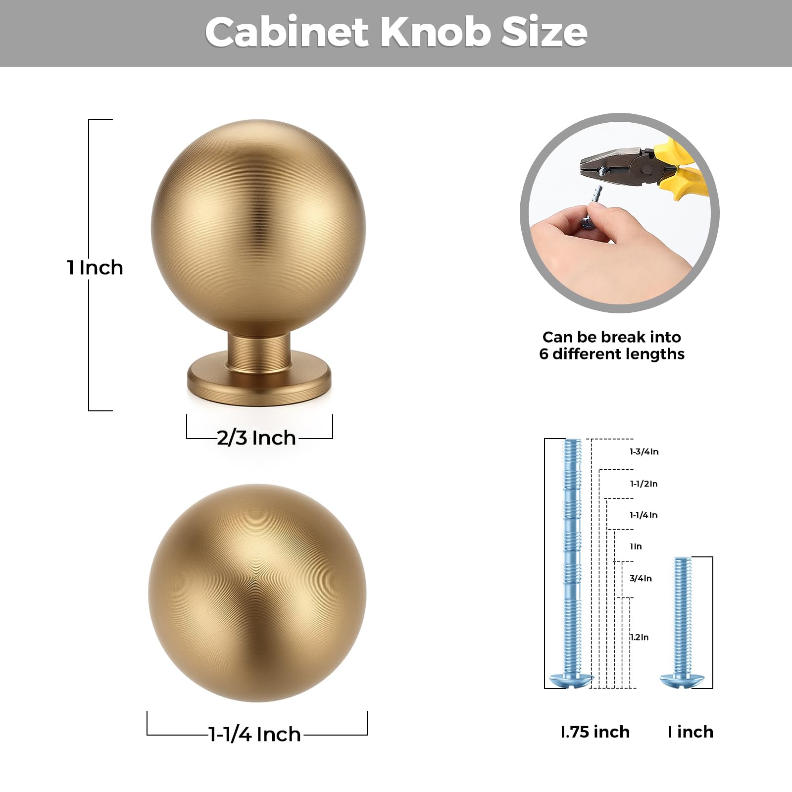 Bronze Cabinet Knobs - 12 Pack -3