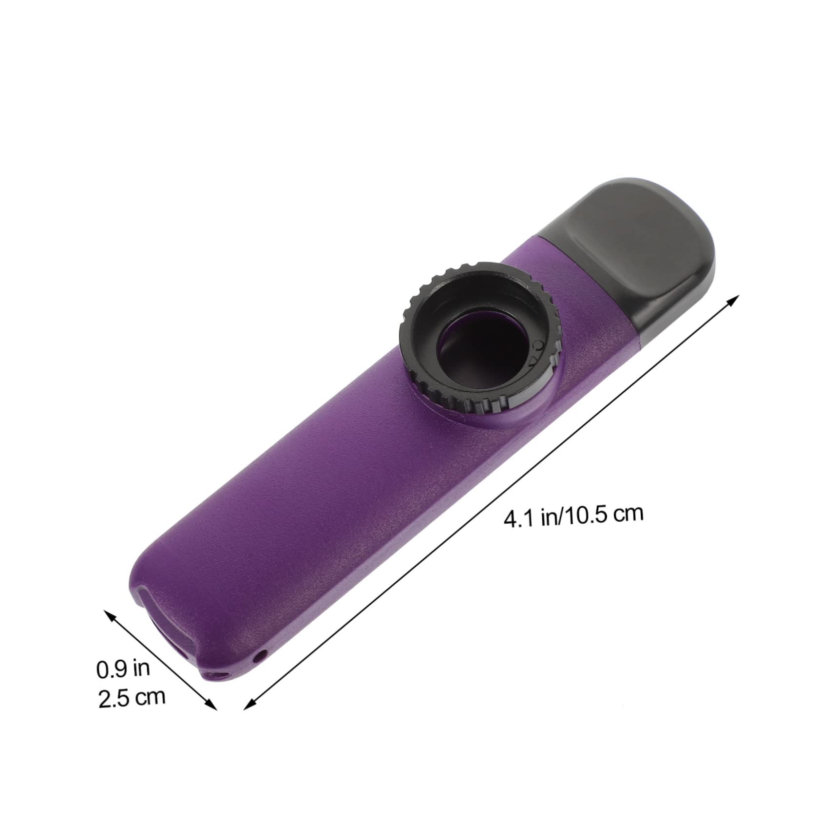ibasenice 5 Juegos abdominales kazoo instrumento musical juguetes infantiles mirlitón de rendimiento instrumentos musicales kazoos pequeño mirlitón para niños de plástico Púrpura