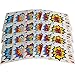 ADJOY Large Superhero Party Stickers - Superhero Sign Cutout Stickers - Superhero Party Supplies - 20 Sets