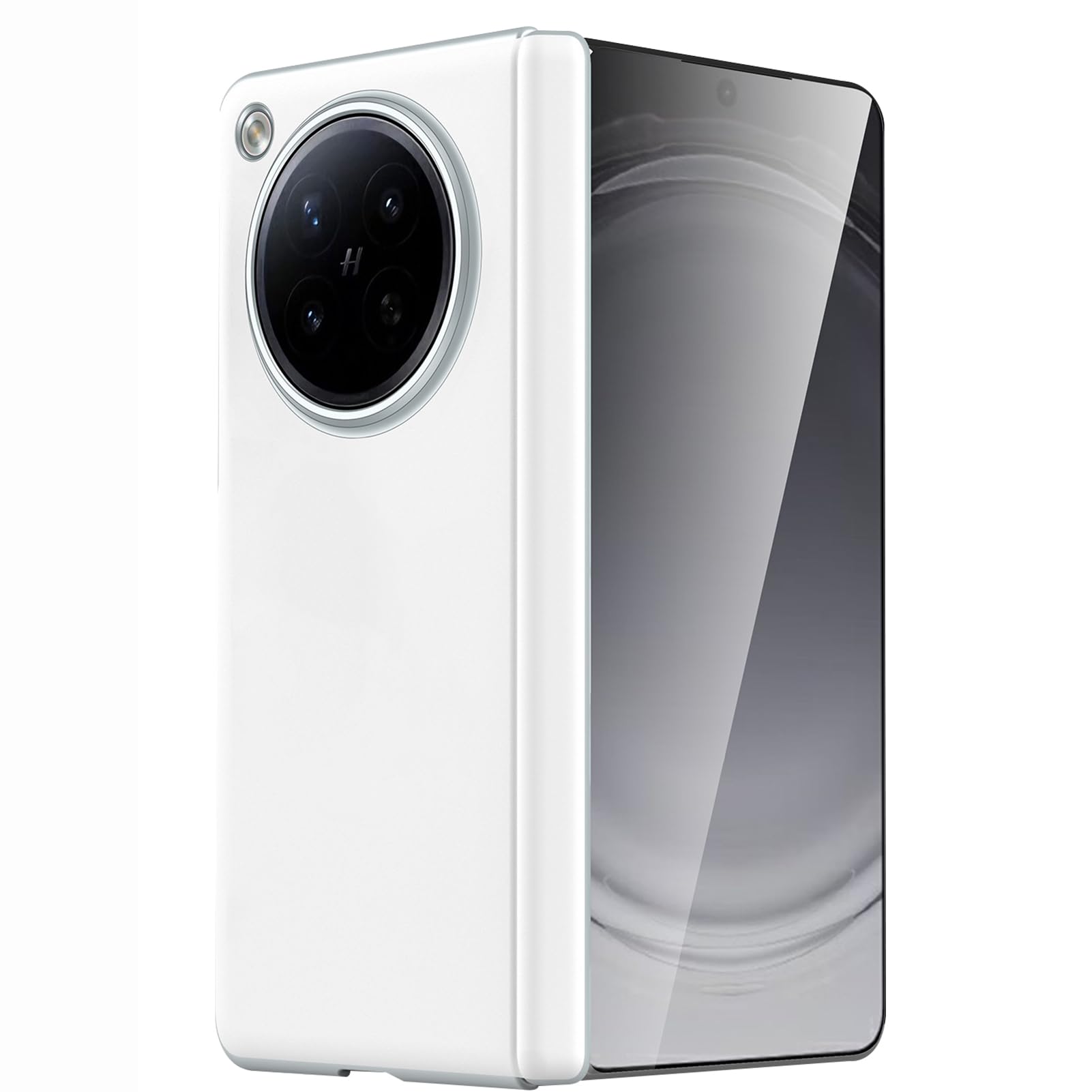 LUOTANL Magnetic Case for Oppo Find N6, Liquid Silicone Wireless Charging Hinge Protection Cover