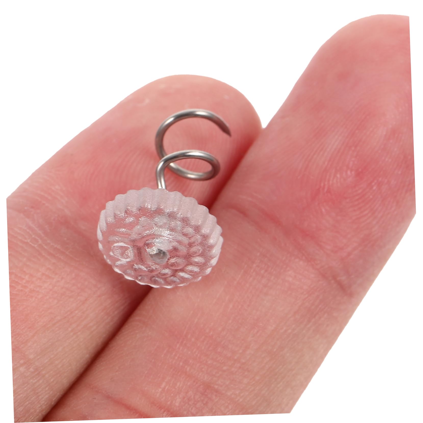 Lurrose 600pezzi Spilli Spirale Trasparenti Per Cucito e Decorazioni Artigianali Perfetti Per Bouquet Sposa e Corsage Facili Da Riporre e Trasportare