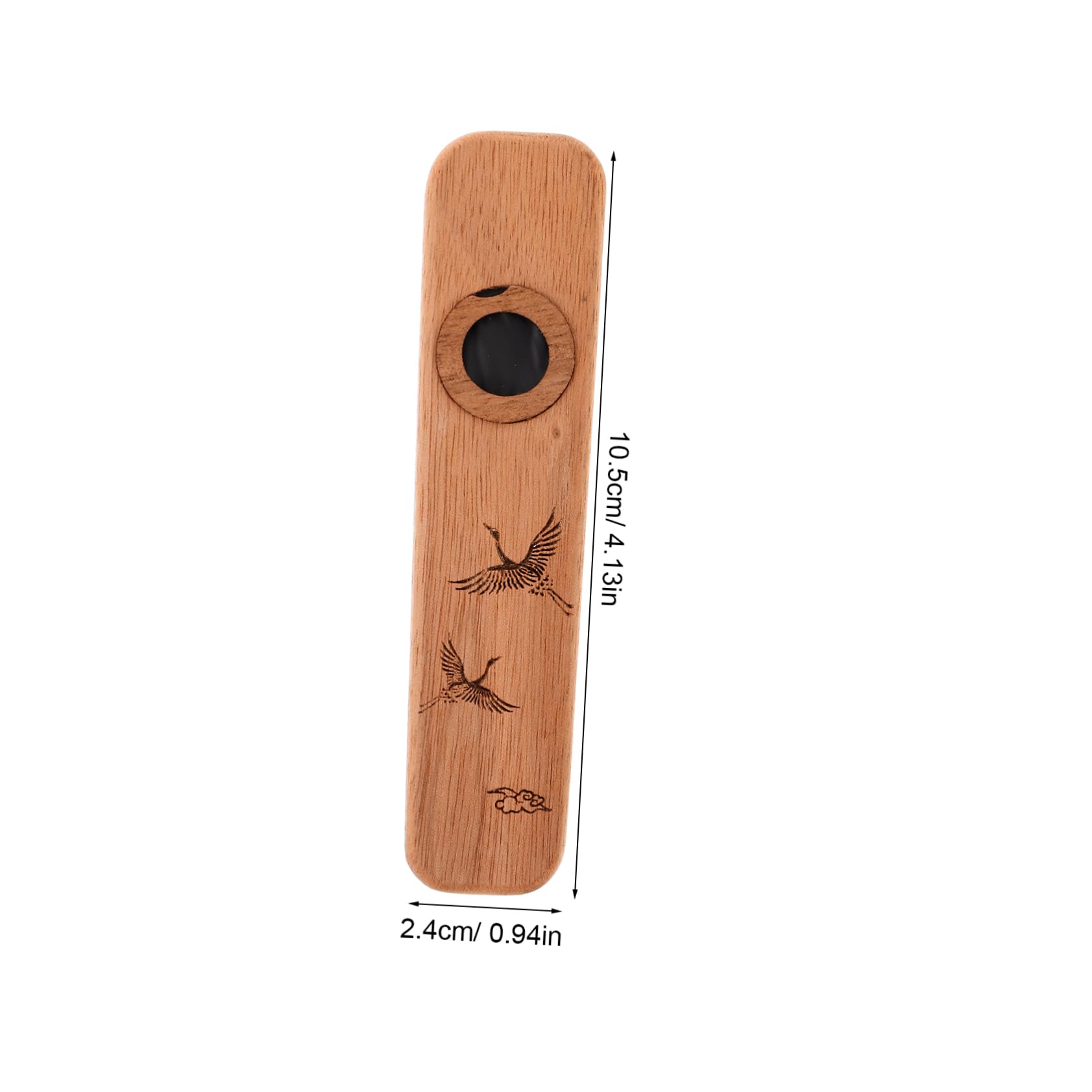 Wood Kazoo Performance Instrument Professional Musical Kazoo for Adults Unique Festival Party Use Easy to Learn Wood Construction
