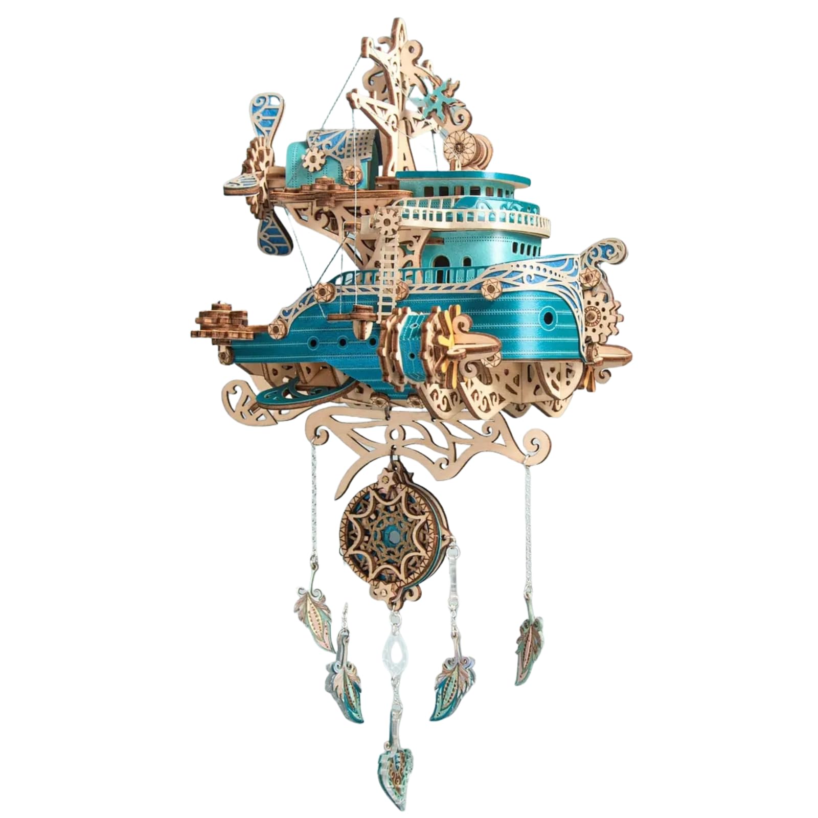 Dudu Ship Dreamcatcher DIY Steampunk Airship 3D Puzzle Assembly