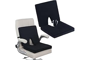 Ergonomically Designed Lumbar Support Seat Cushion for Posture Correction and Pain Relief...