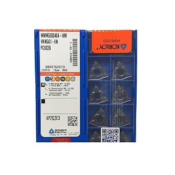 KORLOY 100% Original WNMG WNMG08 WNMG0804 WNMG080404 HM WNMG080404-HM PC9030 Hexagonal Cylindrical Turning Blade