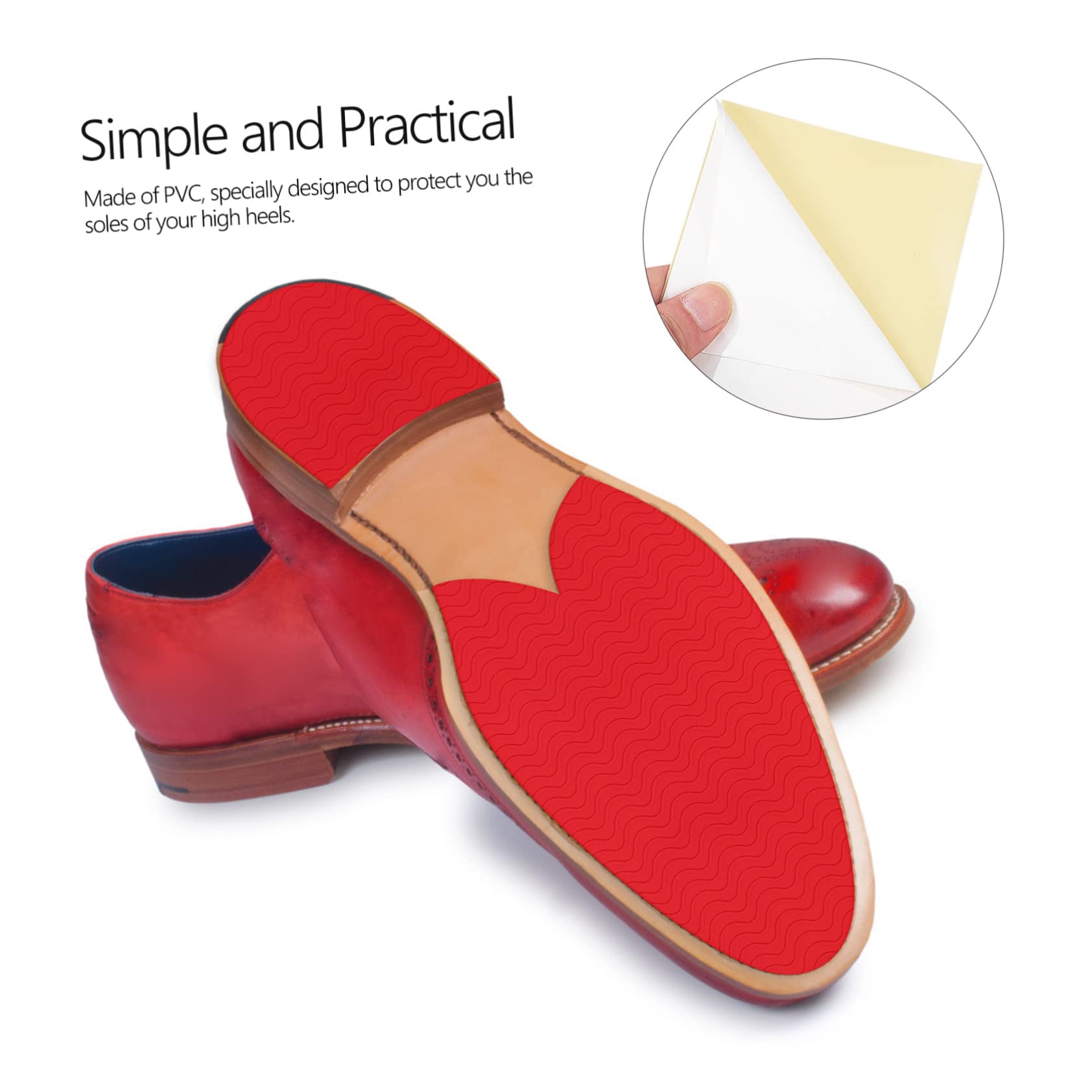 2 Sätze Schuhsohlen Schützer Selbstklebende Grips Für High Heels Rutschfeste Gummipads Rutsch Film Für Sportschuhe Geräuschreduzierung 4 Stücke * 2