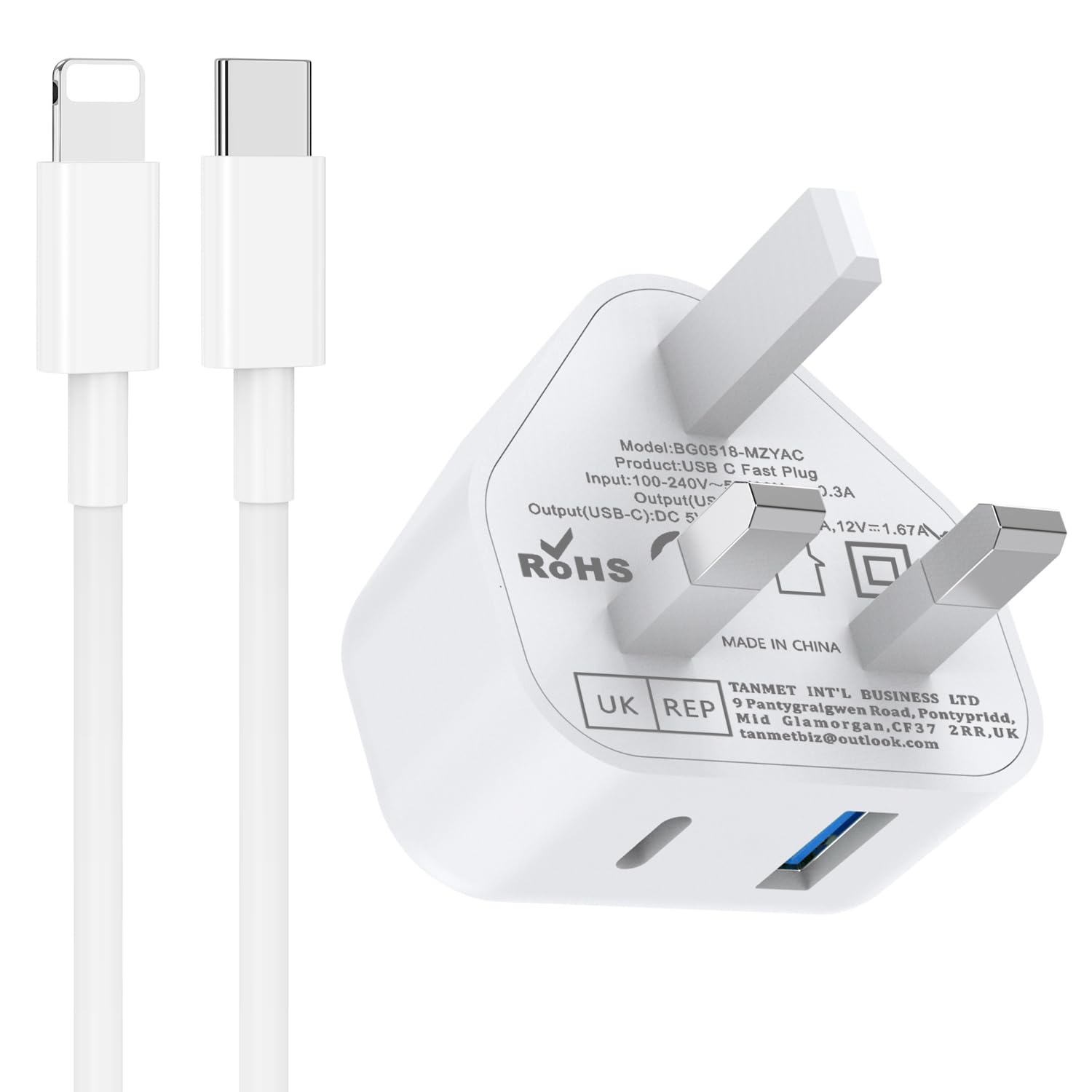 iPhone Charger,Apple i Phone Fast Charger Cable and Plug 20W Super Charge for iPhone 14/14 Plus/14 Pro/14 Pro Max/13/13 Pro/12 Pro/SE/11 Pro/iPad,3FT 1M New Rapid USB C to PD Charging Lead and Plug