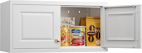 Miniatura 24 de Armario de almacenamiento de metal de 71 pulgadas de alto, armarios de almacenamiento de despensa de cocina con puertas y 4 estantes, armario de