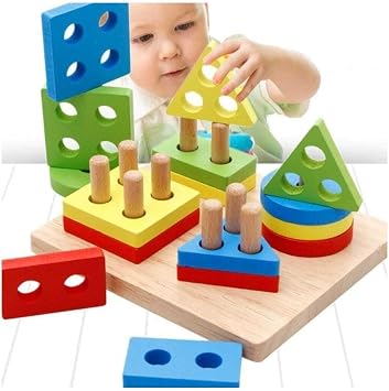 hyd Geometrik  ekiller Bul Tak E itici Oyuncak -  ok Pimli E itici Oyuncak