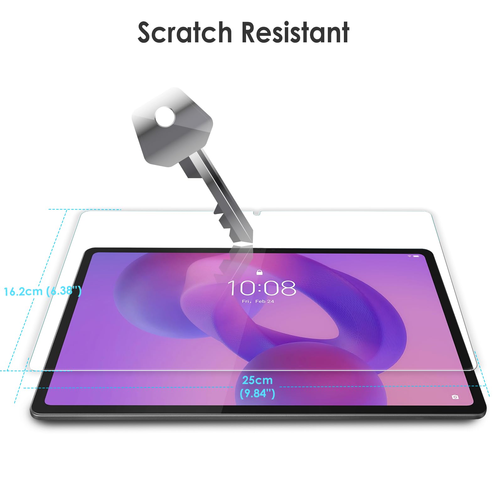 WD&CD 2 sztuki szkła hartowanego kompatybilnego z Lenovo Idea Tab/Lenovo Tab M11 11", folia ochronna ze szkła hartowanego o wysokiej rozdzielczości, kompatybilna z Lenovo Idea Tab