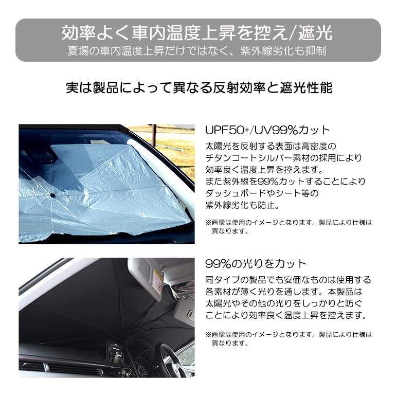 Amazon.co.jp: セルシオ 20系/UCF20/UCF21 前期/後期 サンシェード 傘